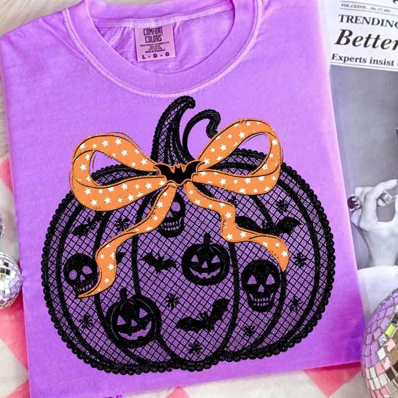 Lace Pumpkin Tee
