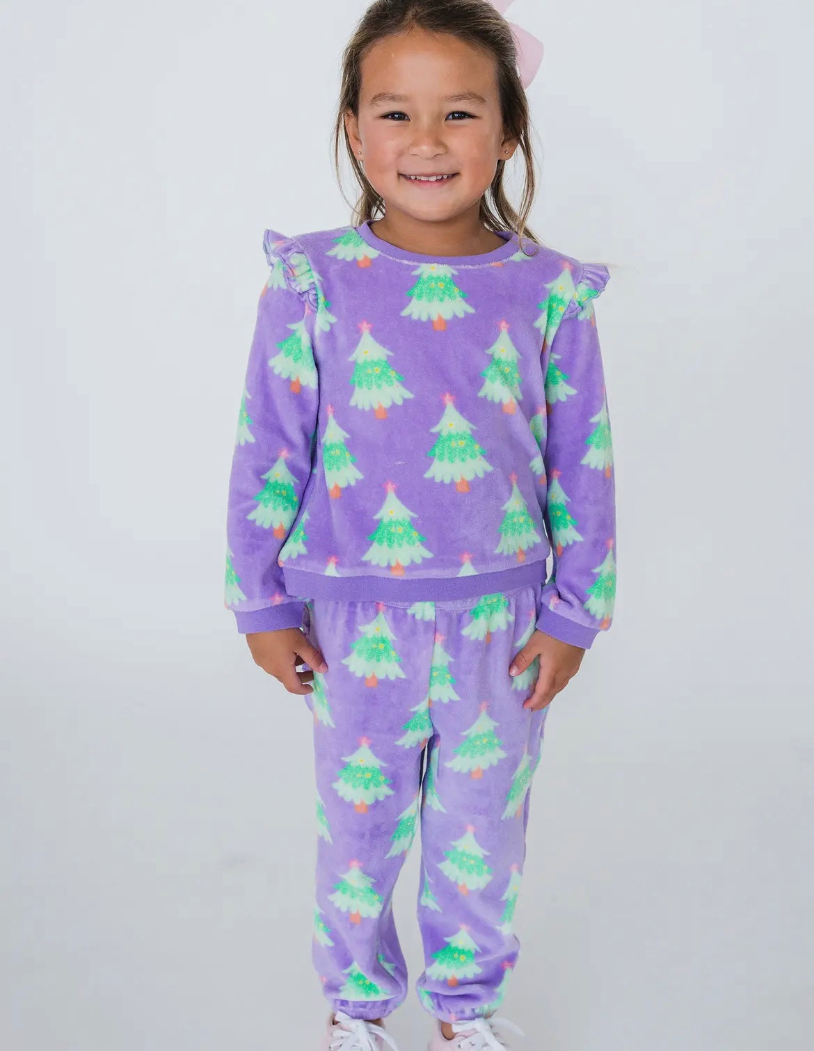 Purple Christmas Tree Set