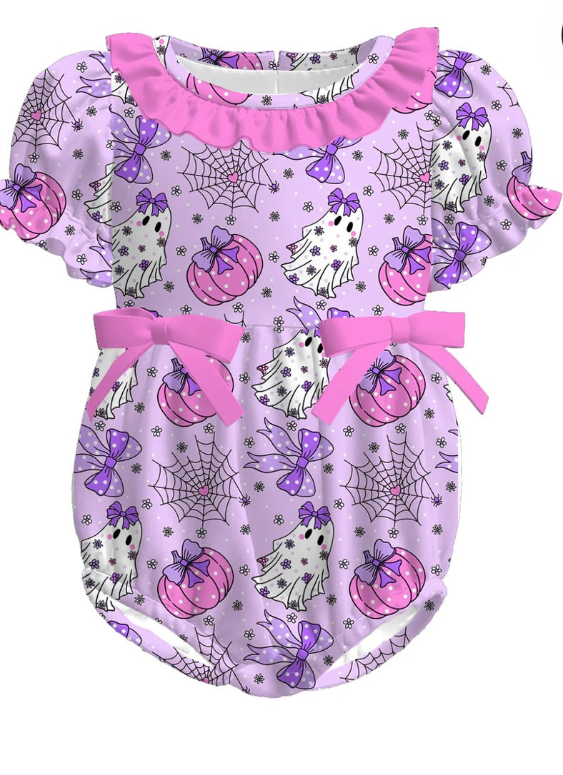 Purple Halloween Things Onesie
