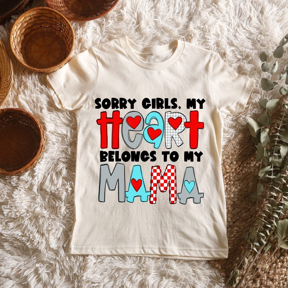 My Heart Belongs to Mama (Boy) Top