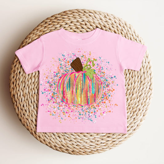Splattered Pumpkin Tee