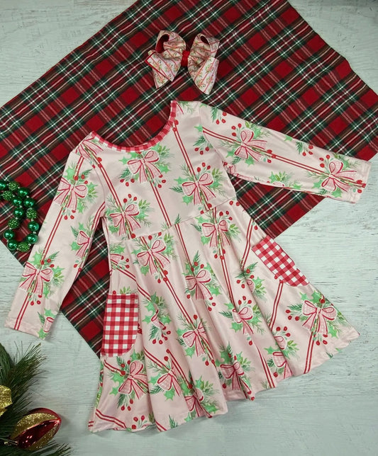 Holly Christmas Dress