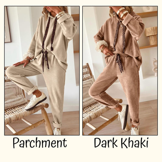 Leopard Drawstring Set