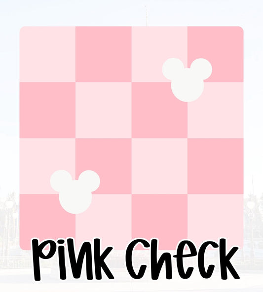 Pink Check Preorder Bamboo