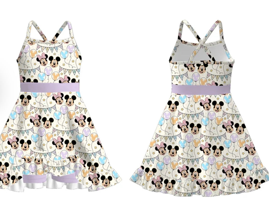Purple Celebration Athletic Dress