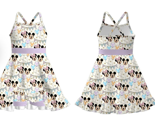 Purple Celebration Athletic Dress