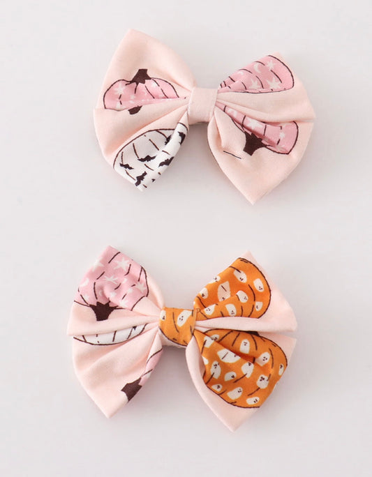 Pumpkin Piggy Bows