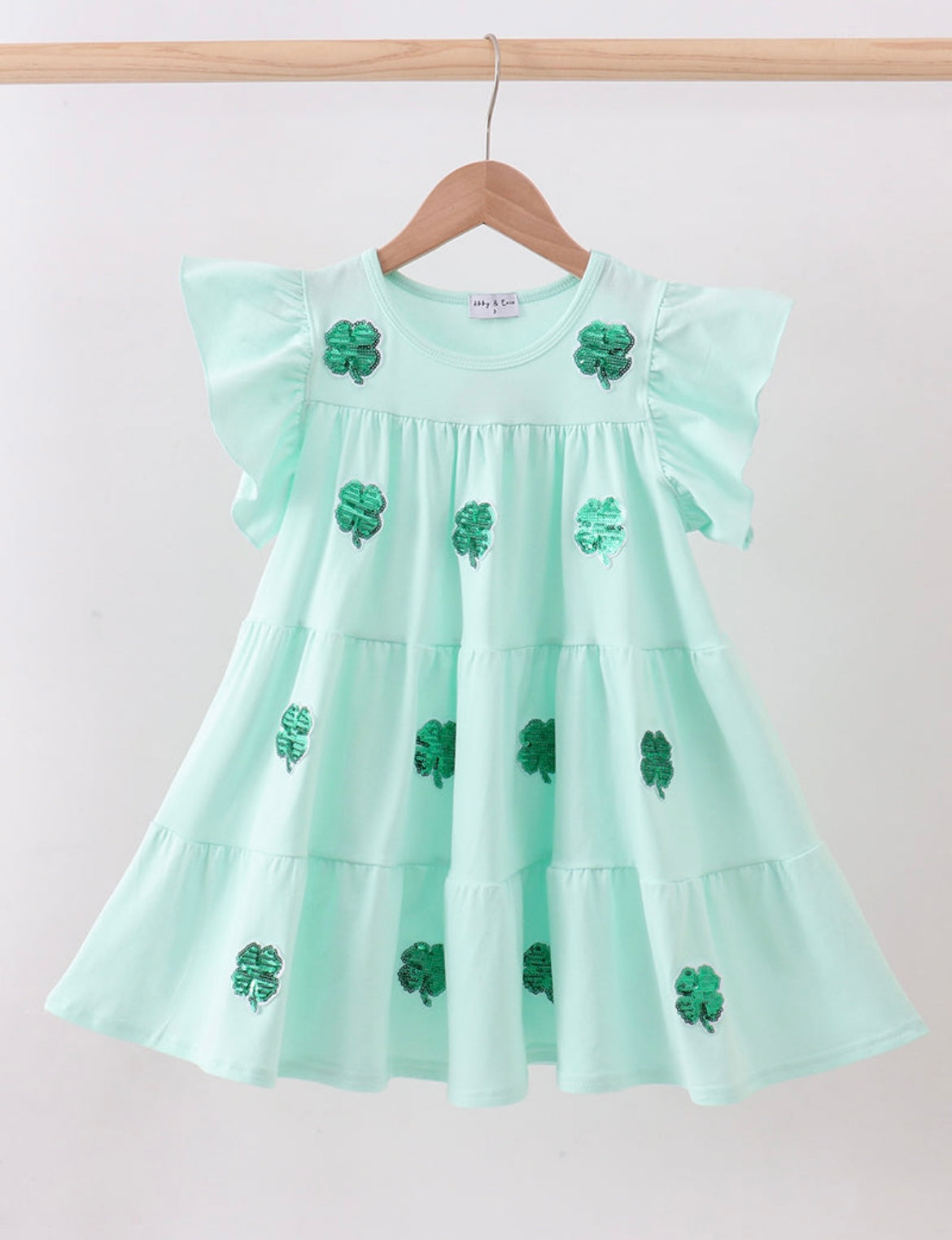 Mint Clover Sequin Dress