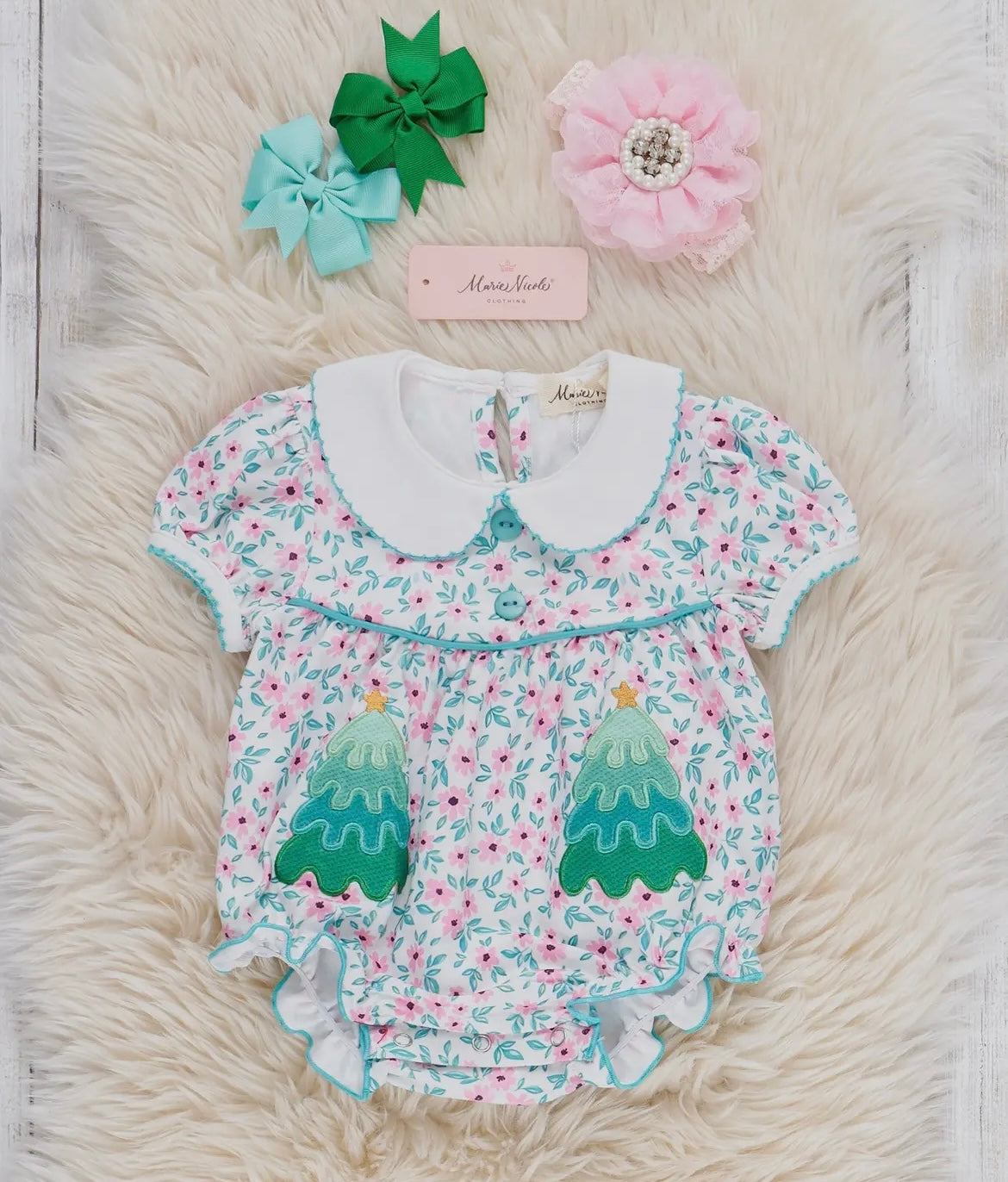 Festive Embroidered Onesie