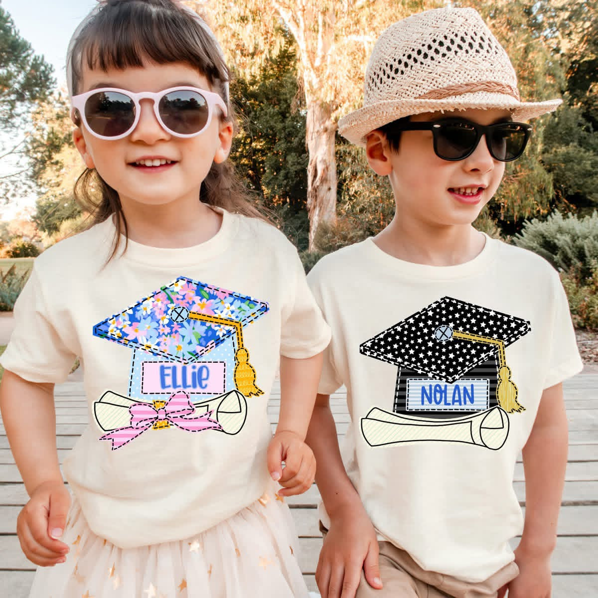 Personalized Grad Cap Tee