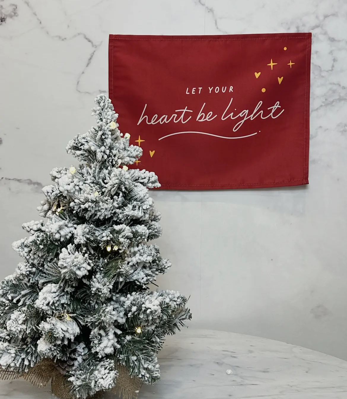 Let your Heart be Light Sign