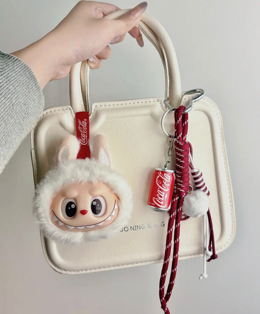 Labubu Bag Charm (white)