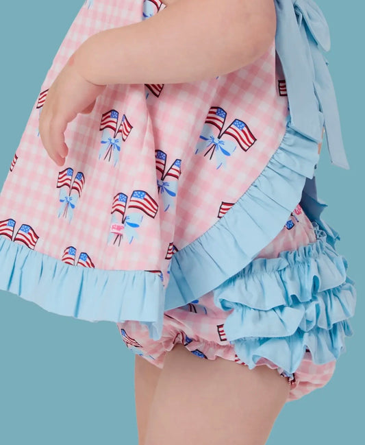 USA Flag Ruffle Set