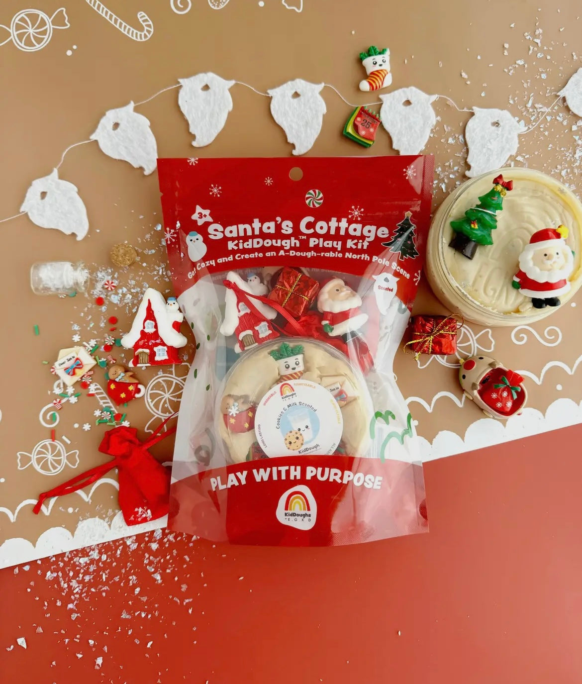 Santa’s Cottage Kiddough Play Kit
