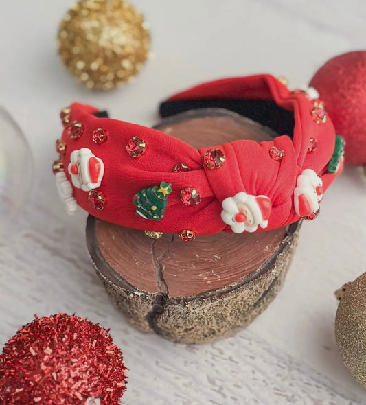 Red Santa Headband