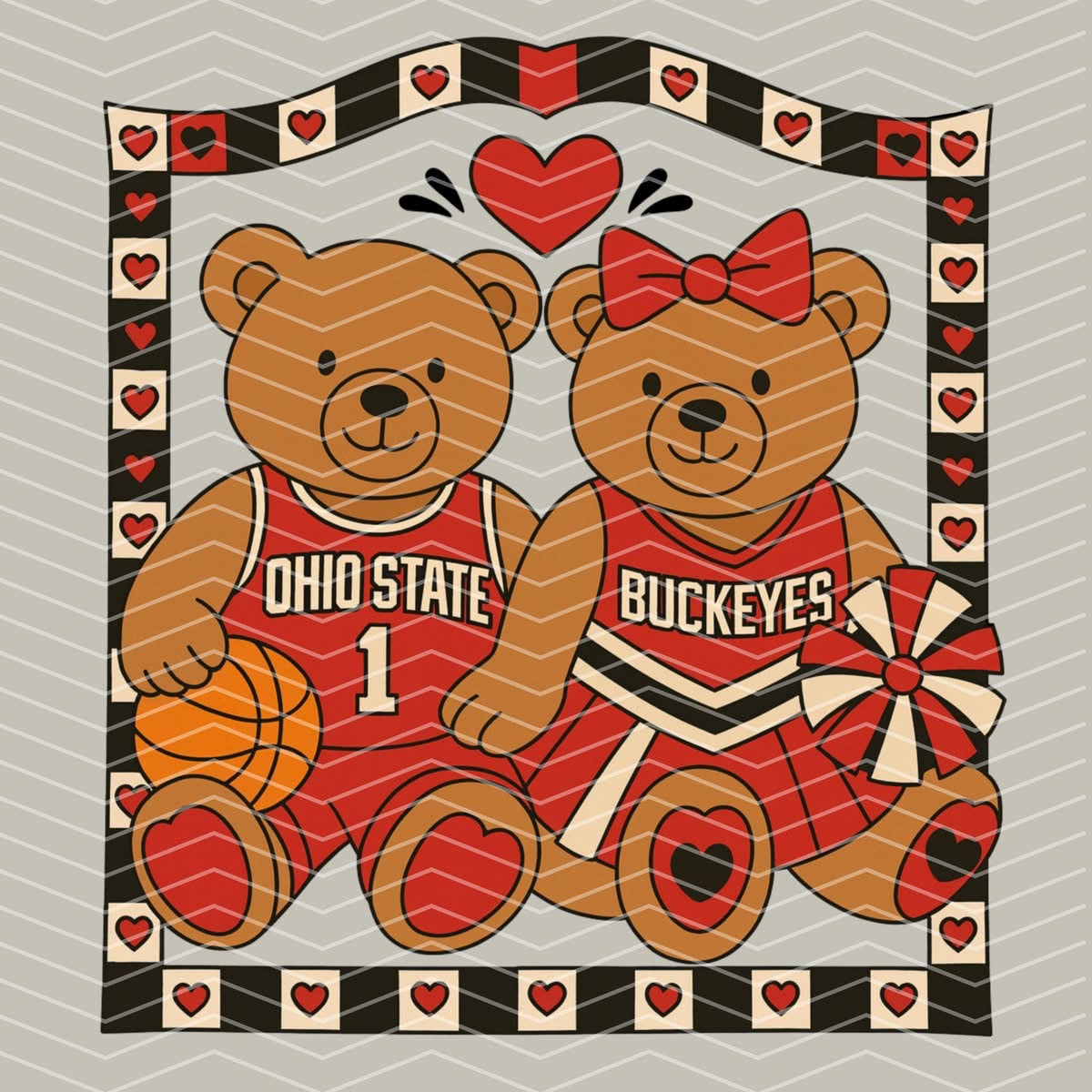 Teddy Bear School Spirit Top