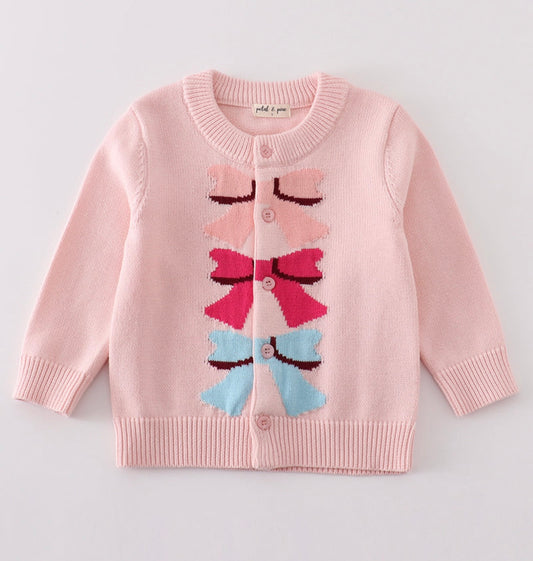 Pink Bow Sweater
