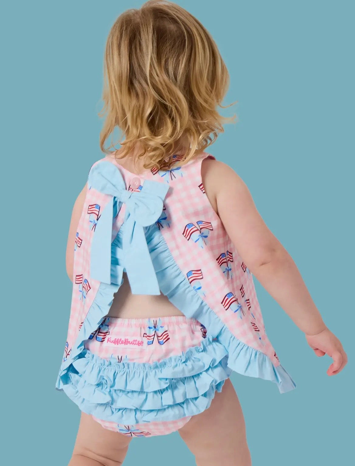 USA Flag Ruffle Set