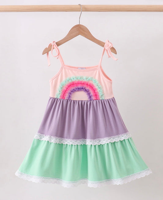Purple Lace Rainbow Dress