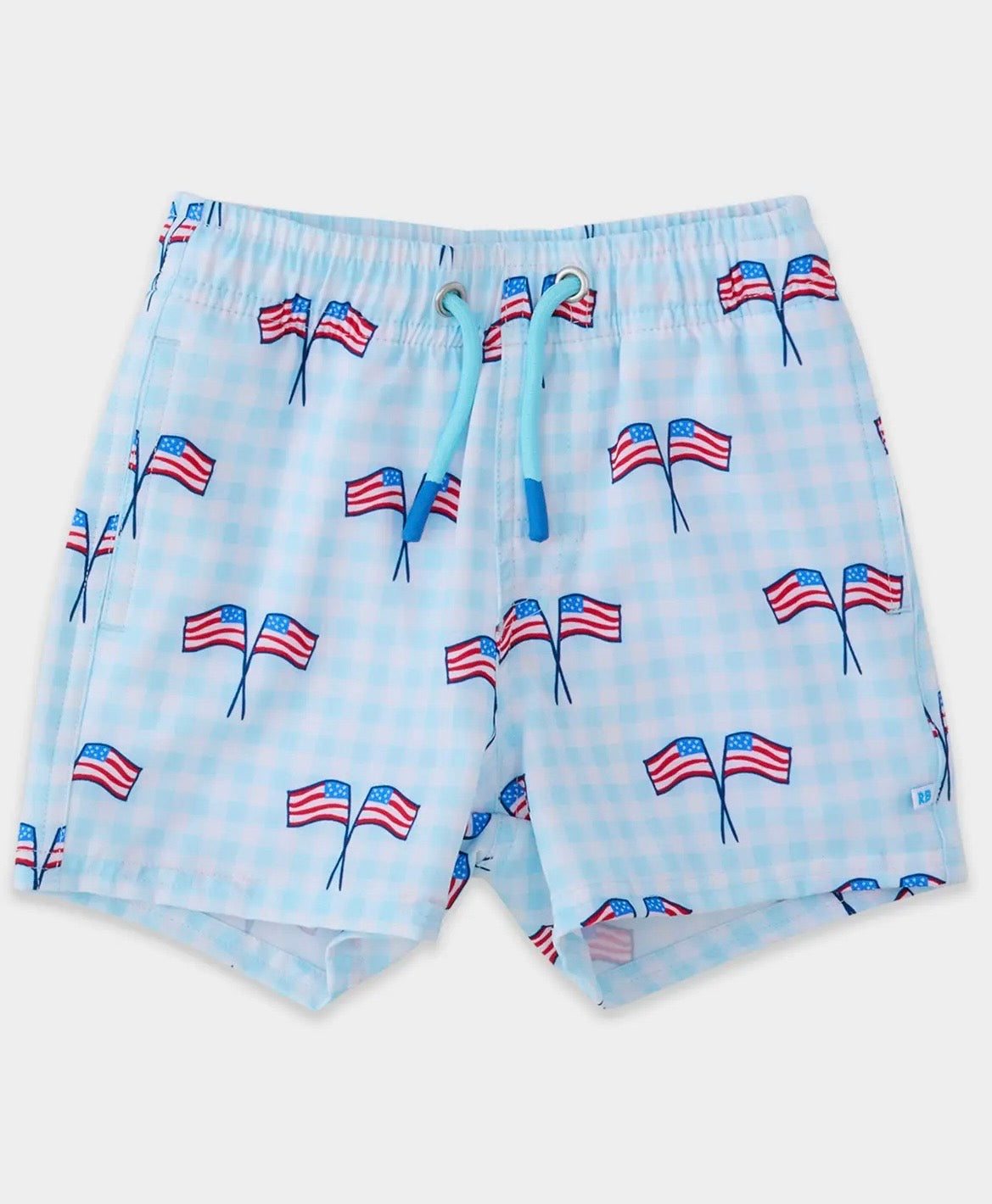 USA Flag Swim Trunks