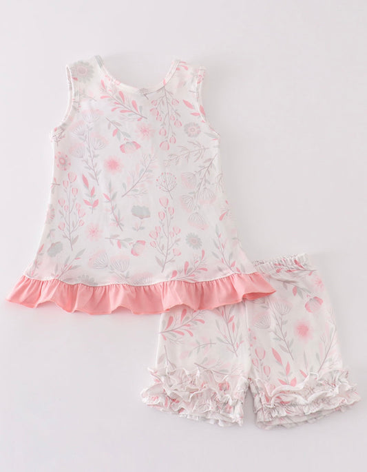 Pink Floral Set