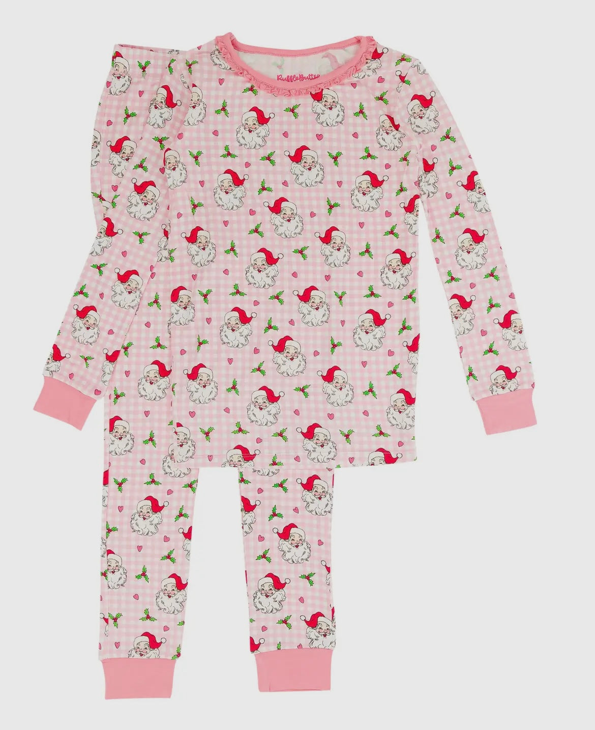 Christmas Check Bamboo Matching Pjs