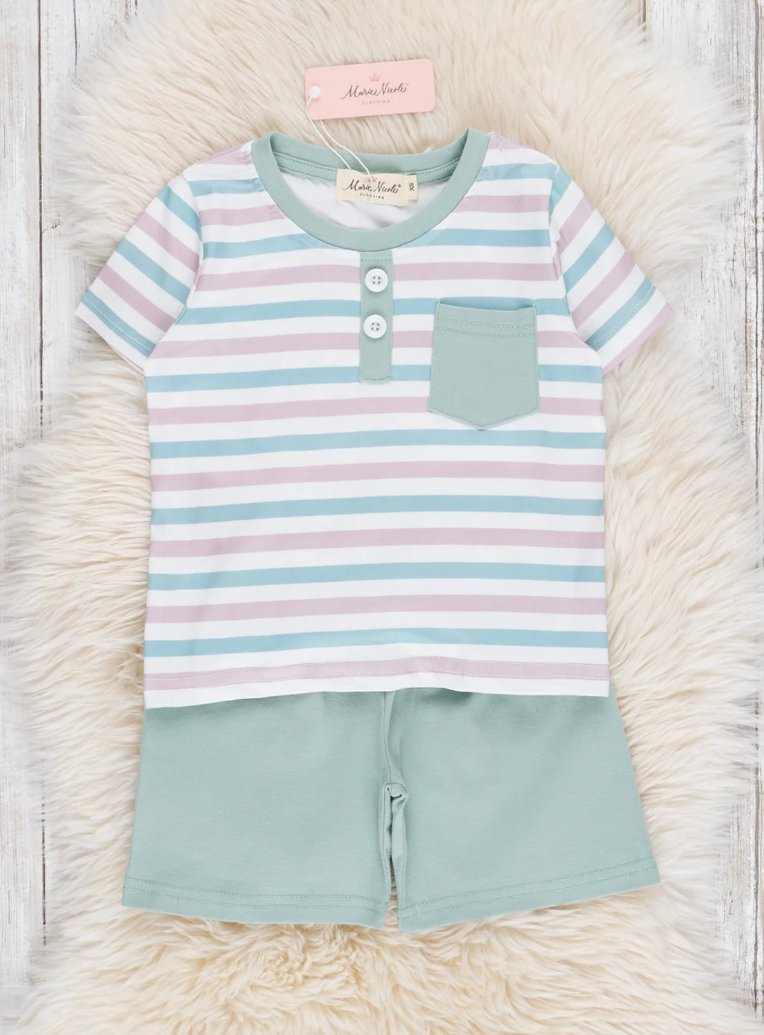 Pastel Stripe Set