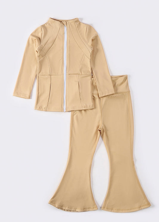 Khaki Athletic Set