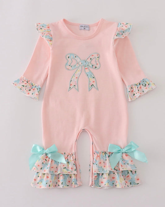 Floral Bow Romper