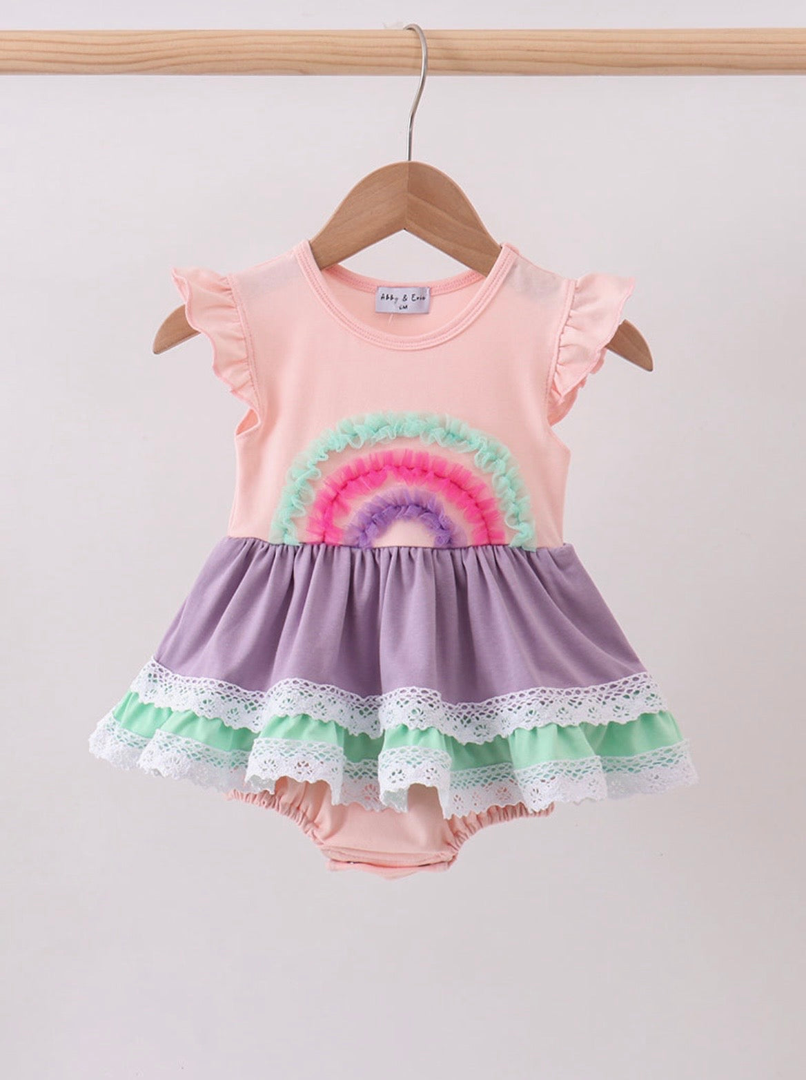 Purple Lace Rainbow Bubble