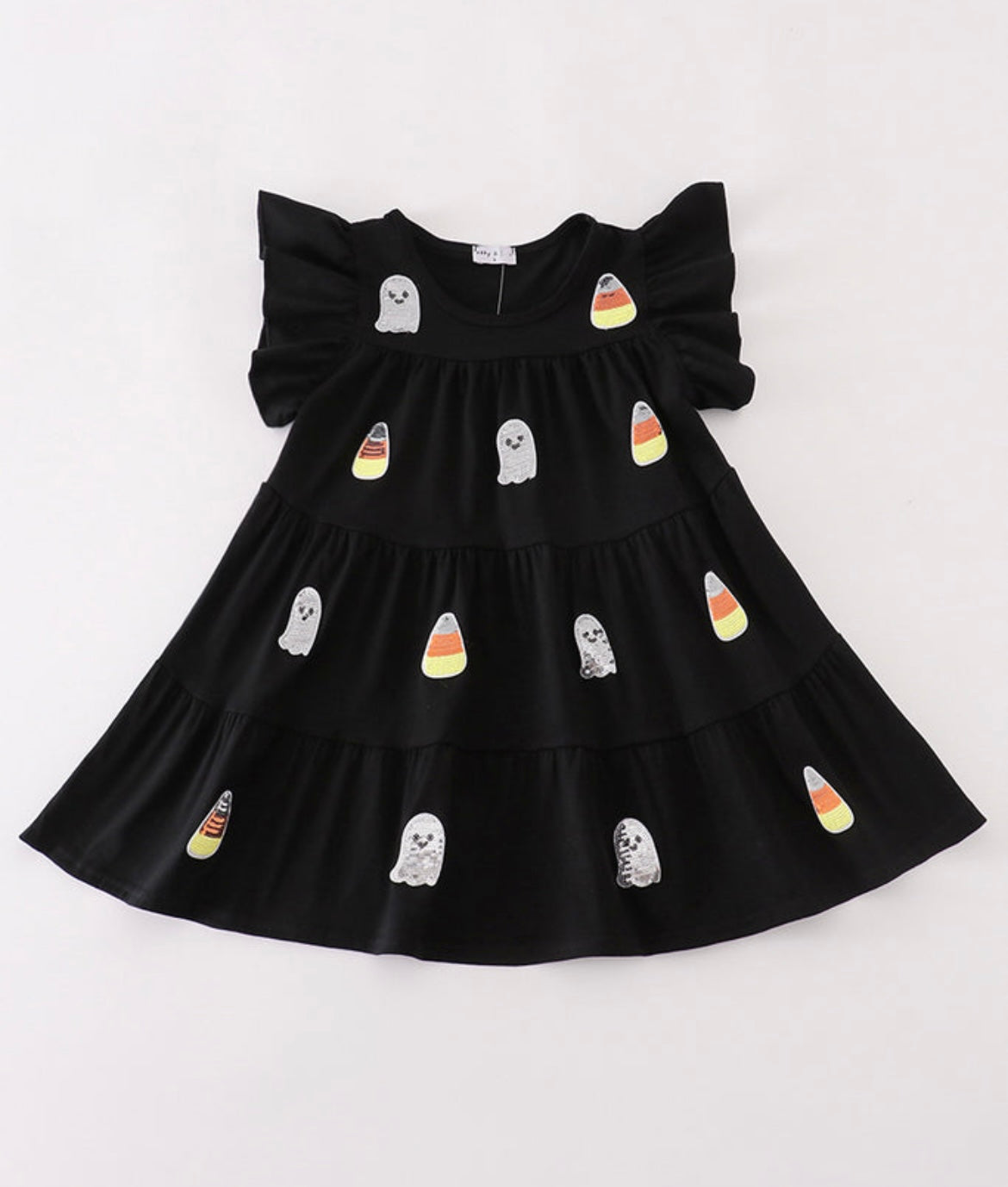 Candy Corn Sequin Dress