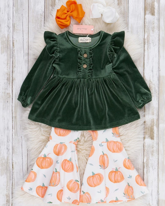 Velvet Pumpkin Set