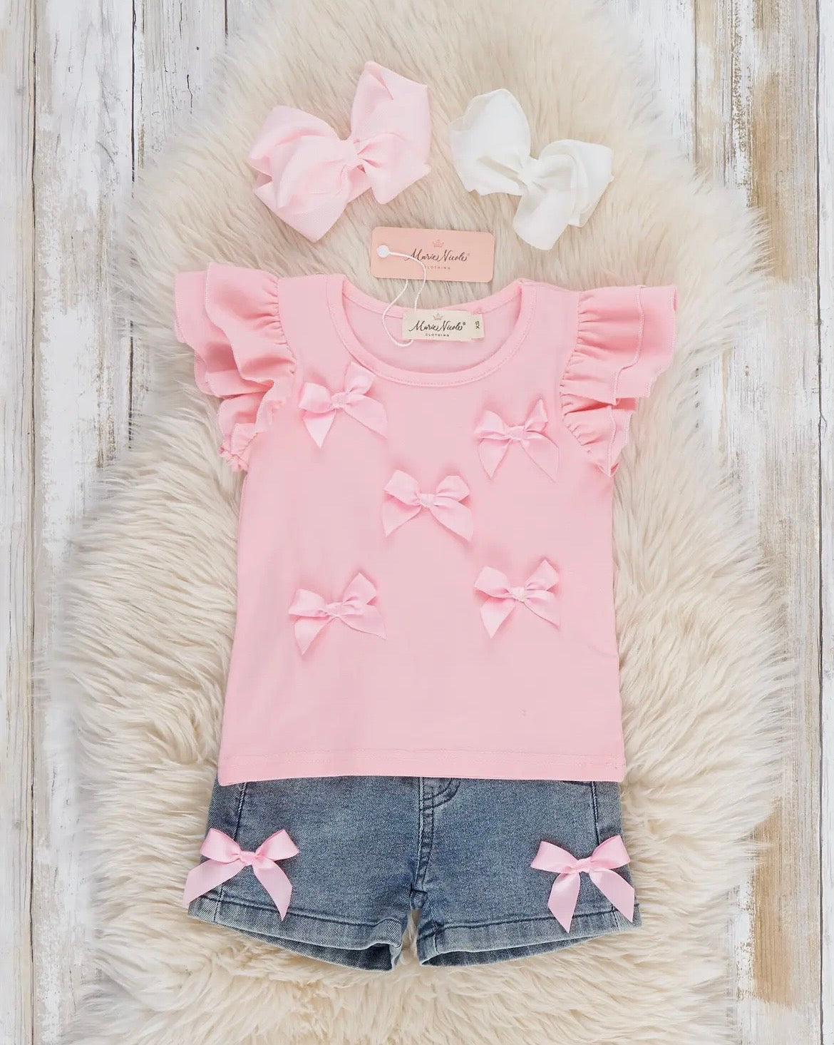 Pink Bow Set