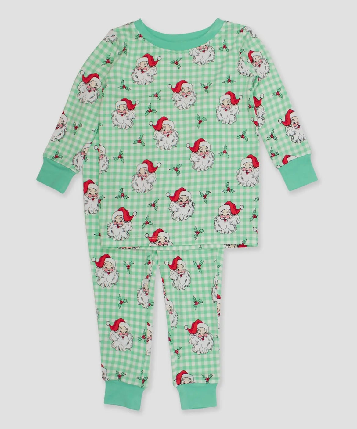 Green Santa Matching Clothes