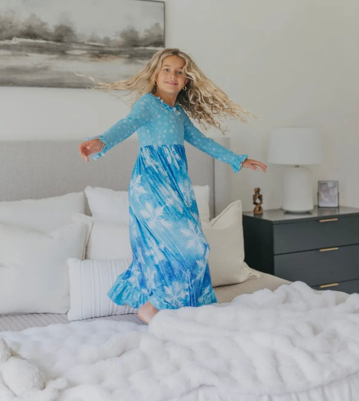 Snowflake Princess Night Gown