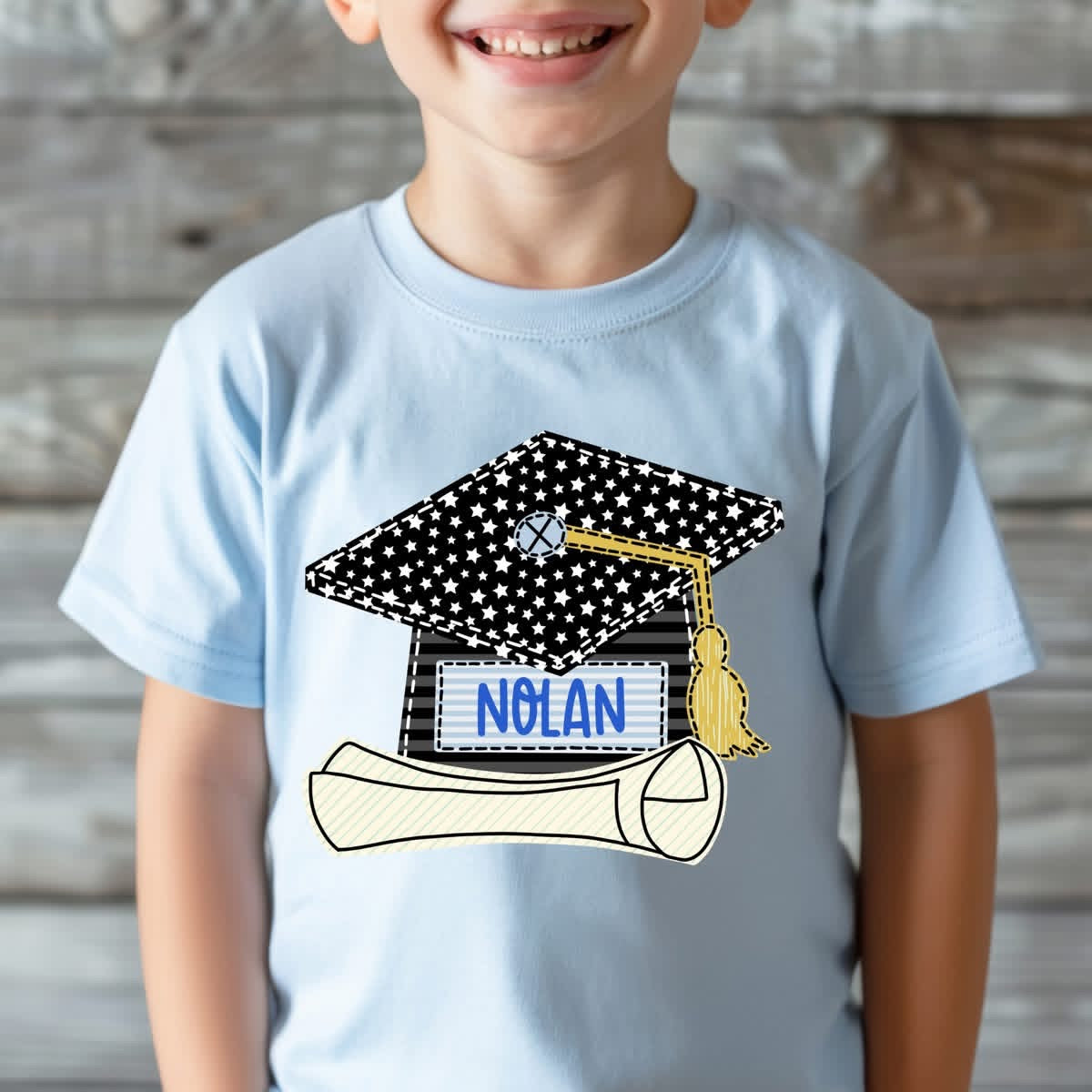 Personalized Grad Cap Tee