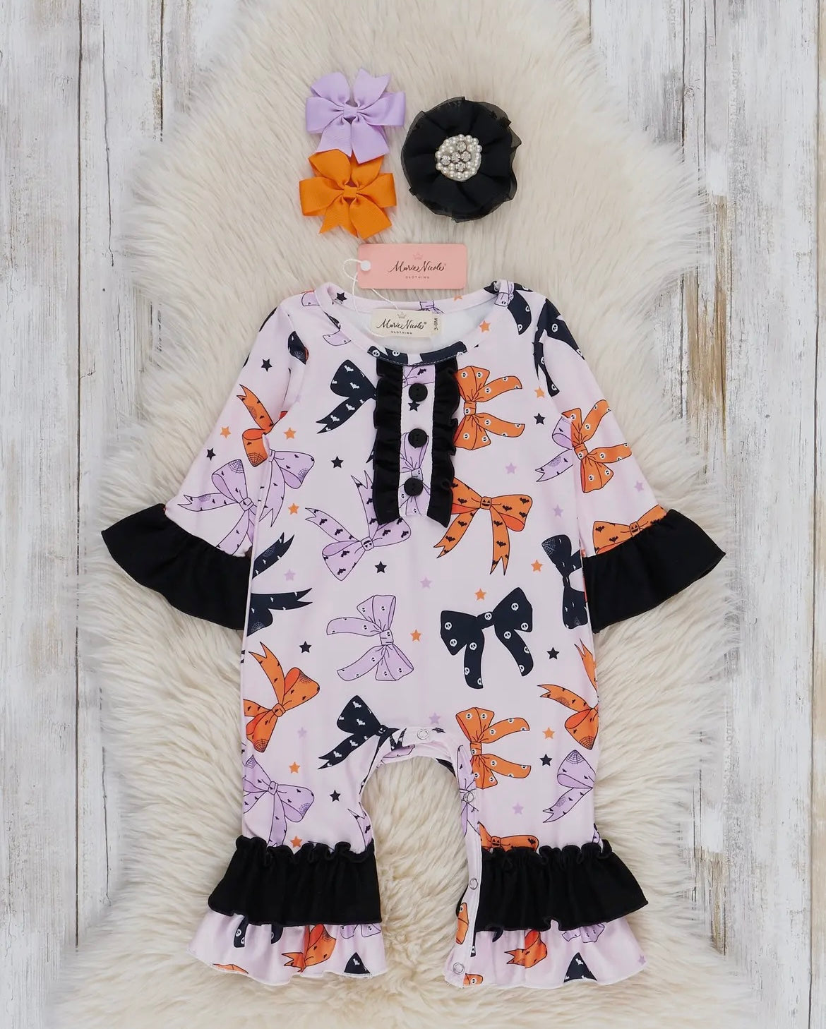 Halloween Bows Onesie