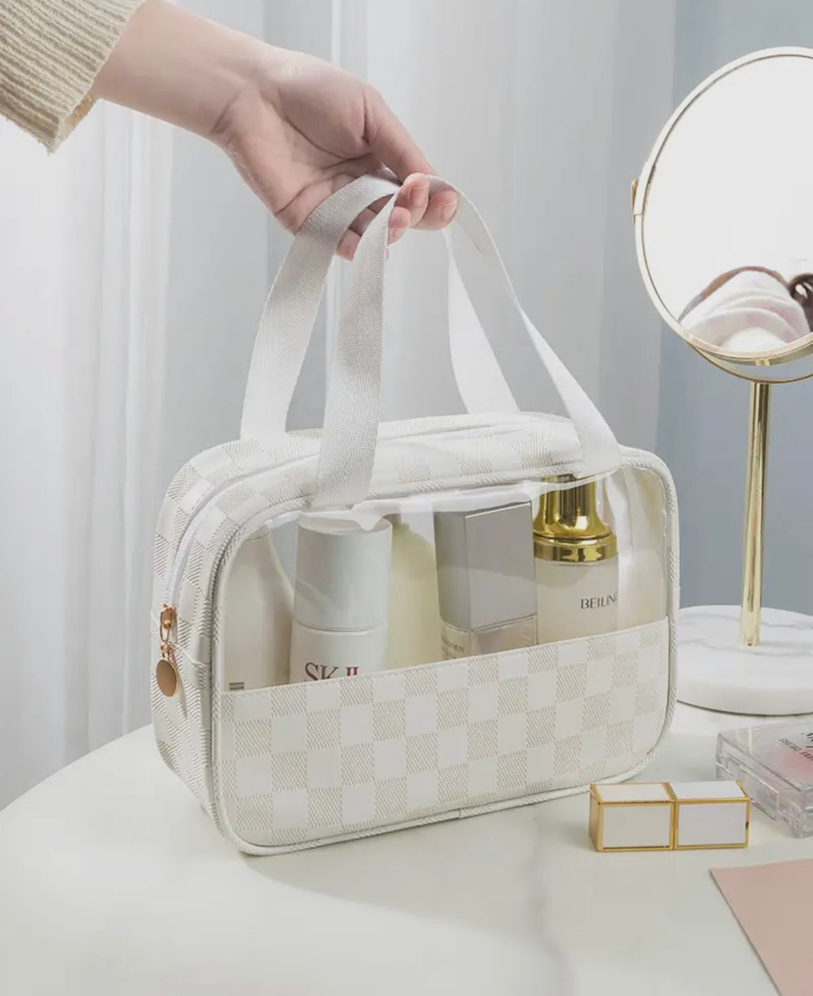 Checkered Travel Bag