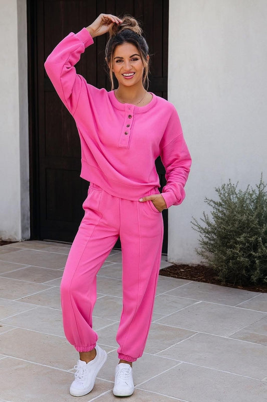 Pink Jogger Set