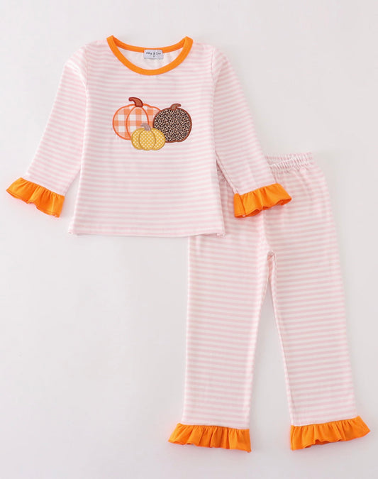 Pumpkin Stripe Pjs