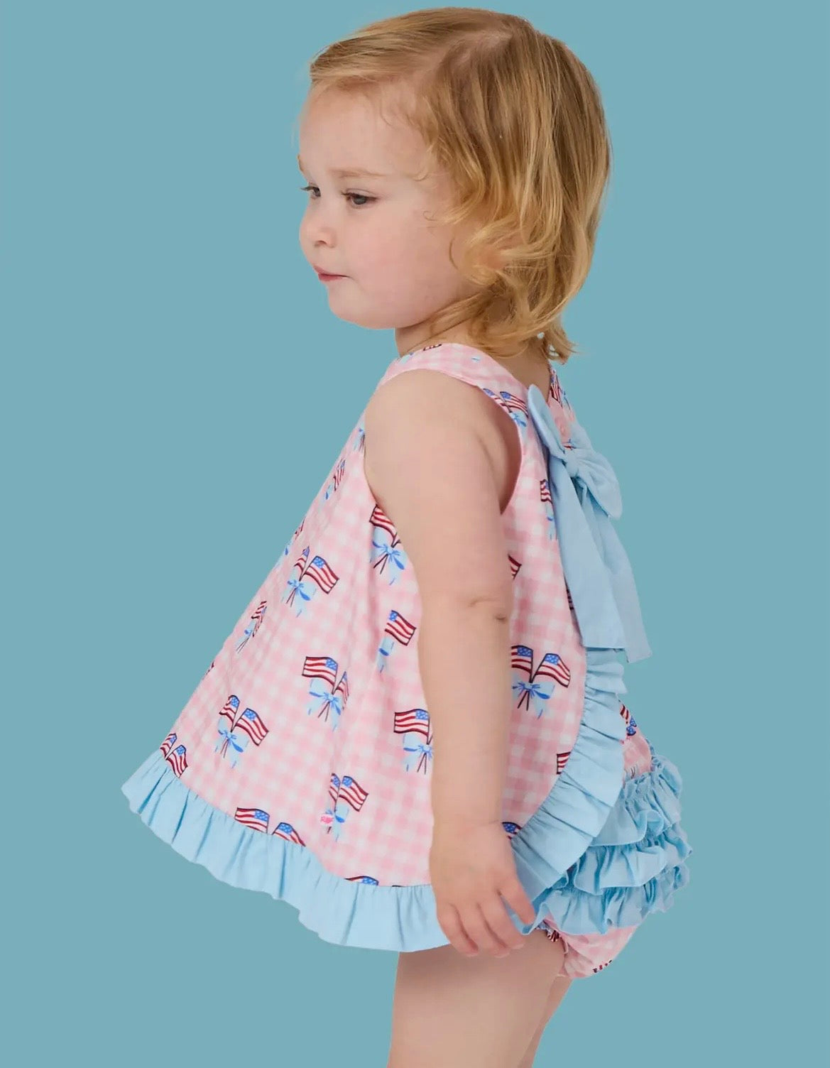USA Flag Ruffle Set