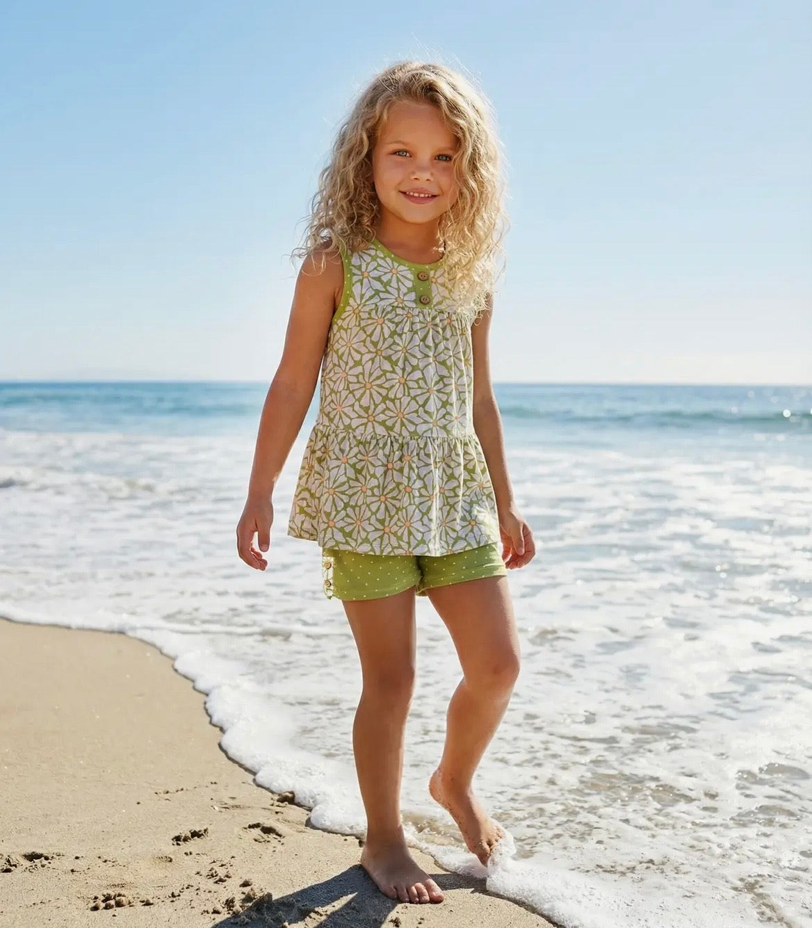 Ruby Lime Daisy Set
