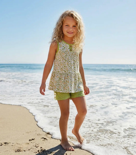 Ruby Lime Daisy Set