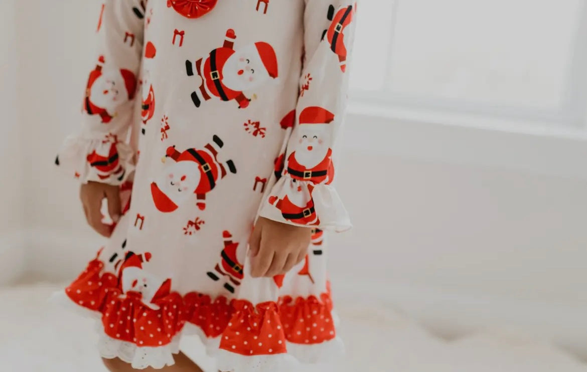 Red Santa Night Gown