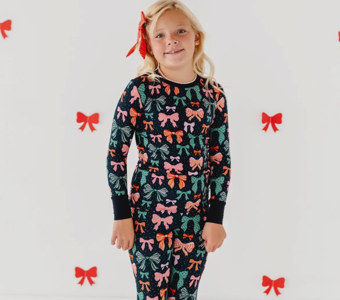 Merry Little Bows Bamboo Set