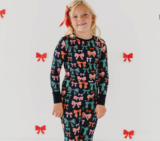 Merry Little Bows Bamboo Set