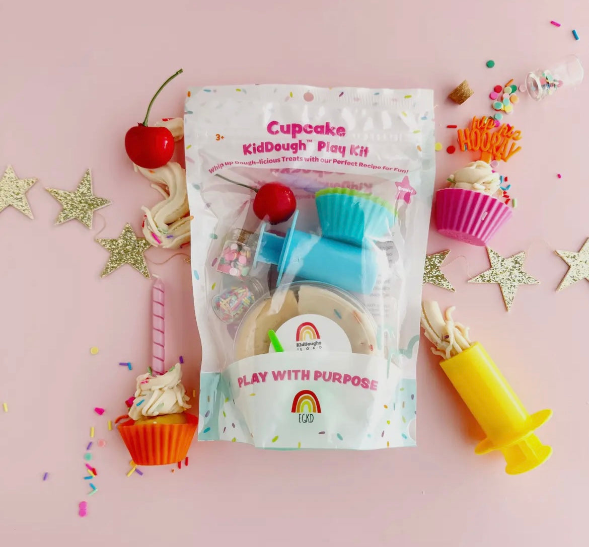 Cupcake Kiddough Play Kit